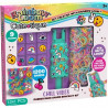 Coffret fabrication automatique de bracelets élastiques - BANDAI - Rainbow Loom Cute Tique - Contient 1200 Élastiques et acce…