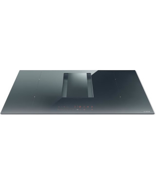 Plaque a induction aspirante - ELICA - NikolaTesla Alpha - 4 feux - 83,2 x 51,7 cm - Noir