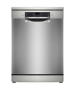 Lave-vaisselle pose libre BOSCH SMS26AI01F SER2 - 12 couverts - Induction - L60cm - 48 dB - Acier brossé anti-traces