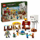 LEGO Minecraft 21273 Les Ghasts a l'Attaque du Village - Jeu pour garçon des 10 ans