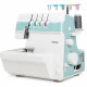Surjeteuse - MEDION - SO 90 - 91W - Type d'aiguille 11, 14, 16 - 1200 tr/min - LED - Turquoise