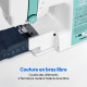 Machine a Coudre Numérique - MEDION - SD 36 - 38W - 270 Points - 700 tr/min - LED - Turquoise