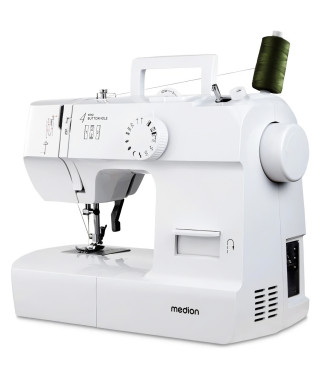 Machine a Coudre - MEDION - SM 70 - 71W - 12 Points - 700 tr/min - LED - Blanc