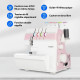Surjeteuse - MEDION - SO 90 - 91W - Type d'aiguille 11, 14, 16 - 1200 tr/min - LED - Rose