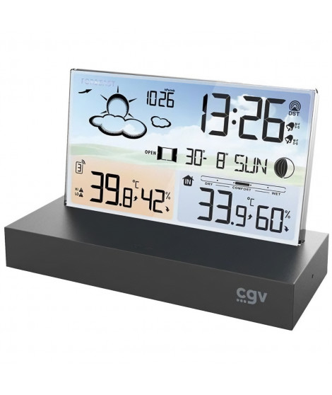 Station météo - CGV - 19004 - METEOFLEX - Sans fil - écran plat