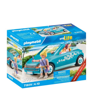 PLAYMOBIL 71809 Cabriolet, jeunes filles et accessoires