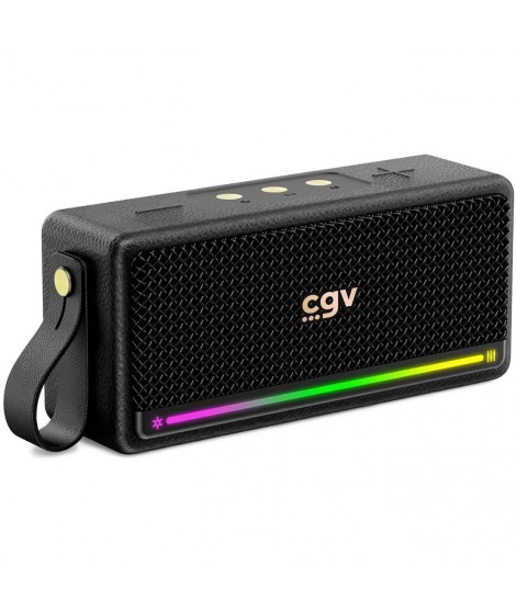 Enceinte Bluetooth - CGV - 50910 - SolidVibe Max - Subwoffer 20W (2x10W)