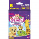 Stickers - PANINI - Adopt Me! Roblox - Blister 6 pochettes - 1 carte édition limitée - 35 stickers