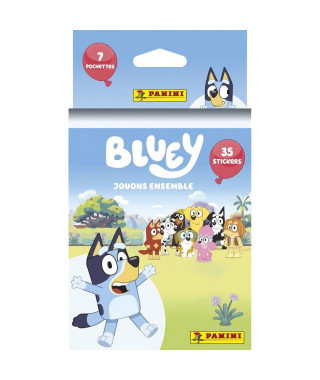 Stickers - PANINI - Bluey 2 - Blister 7 pochettes
