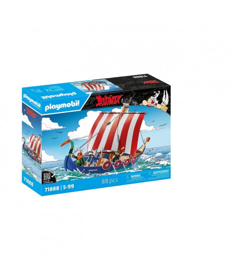 PLAYMOBIL 71888 Astérix Bateau des pirates