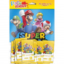 Pack stickers - PANINI - Super Mario TC - 1 porte-cartes + 24 pochettes - 192 stickers au total