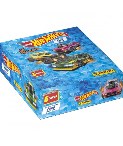 Boîte de Stickers - PANINI - Hot Wheels TC - 24 pochettes - 1 carte édition limitée - 144 stickers