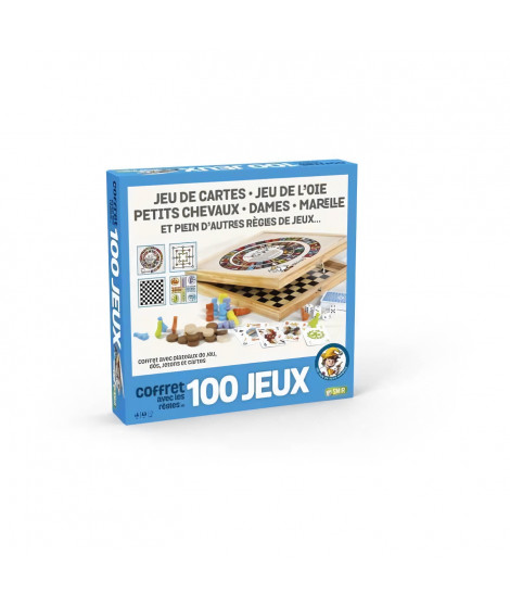Smir - COFFRET 100 JEUX JUNIOR EN BOIS