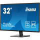Écran PC - IIYAMA - X3270QSU-B1 - 31,5 QHD - IPS - 100Hz - 3ms - HDMI/DP/USB HUB - Haut-parleurs - VESA 100x100 - Noir