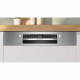 Lave-vaisselle semi-encastrable BOSCH SMI4HCS19F SER4 - 14 couverts - 42 dB - tiroir a couverts - 6 programmes