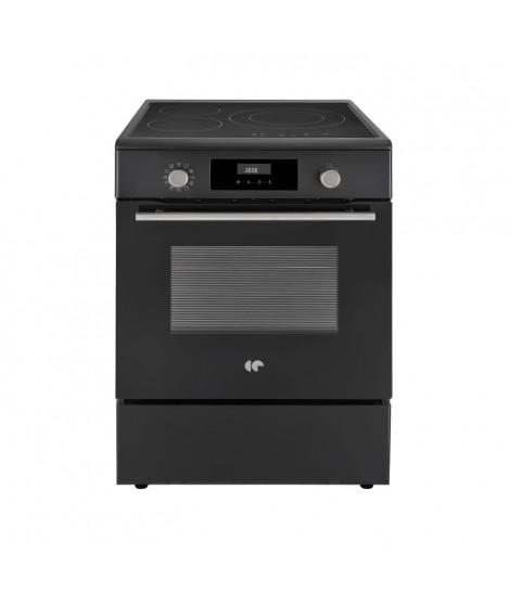Cuisiniere induction - CONTINENTAL EDISON - CECI60FPB - 3 feux - L60 x H85 x P60 cm - Noir