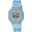 Montre Casio Vintage Femme Bleu et Transparent - CASIO - Quartz - Digital - Femme - Tendance - Fitness