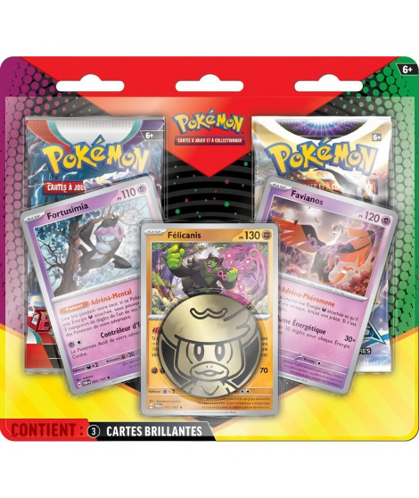 Pokémon : Pack 2 boosters + 3 cartes promo (Blister)