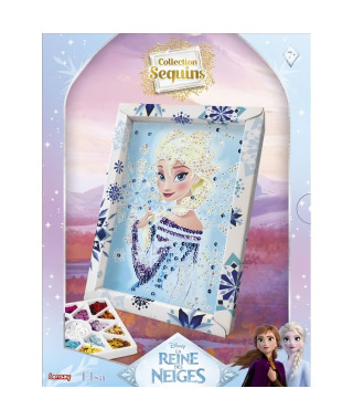 Jeu de création - LANSAY - Collection sequins - ELSA LA REINE DES NEIGES - Des 7 ans