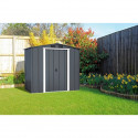 Abri de jardin - Métal - DURAMAX - 2,47 m² - 0,33 mm - Anthracite - DUECO64PR