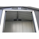 Abri de jardin - Métal - DURAMAX - 2,47 m² - 0,33 mm - Anthracite - DUECO64PR