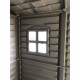 Abri de jardin - PVC - DURAMAX - 3,50 m² + Plancher - Gris clair / Anthracite - DUSTMATE66PR