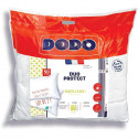 DODO - Lot de 2 oreillers moelleux - DUO PROTECT - 50 x 70 cm - 100 % Polyester VOLUPT'AIR - Blanc