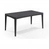 Table de jardin - rectangulaire - gris graphite - en résine - 6 personnes - Girona - Allibert by KETER