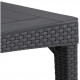 Table de jardin - rectangulaire - gris graphite - en résine - 6 personnes - Girona - Allibert by KETER