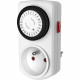 Lot de 2 Minis programmateurs mécaniques journaliers - GAO - 3680 W - 48 programmes - Blanc