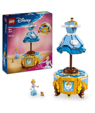 LEGO | Disney Princess 43266 La Robe de Cendrillon - Jeu de construction pour fille 9 ans