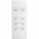 Pack de 2 prises télécommandées pour utilisation extérieure  + télécommande - GAO - 230 V - Noir
