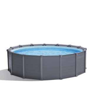 Kit Piscine Graphite 4,78 x 1,24 m - Intex