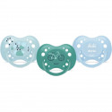 DODIE Lot de 3 Sucettes Anatomiques Jour +18 mois - Bébé Ours