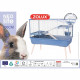 Cage rongeur surélevée - Zolux - Néolife - 2 étages pour lapin - 99 x 54 x 92 cm - Bleu