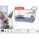 Cage rongeur surélevée - Zolux - Néolife - 2 étages pour lapin - 99 x 54 x 92 cm - Gris