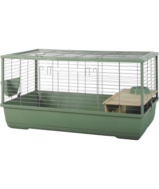 Cage rongeur - Zolux - Néolife Connect - Pour lapin et cochon d'inde - 101.5 x 54 x 51 cm - Vert