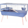 Cage rongeur surélevée - Zolux - Néolife - Pour cochon d'inde - 99 x 54 x 79 cm - Bleu