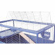 Cage rongeur surélevée - Zolux - Néolife - Pour cochon d'inde - 99 x 54 x 79 cm - Bleu