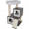 Arbre a chat - 48x44x86cm - Flair - KERBL - Blanc/gris - Sisal