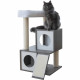 Arbre a chat - 48x44x86cm - Flair - KERBL - Blanc/gris - Sisal