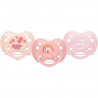 DODIE Lot de 3 Sucettes Anatomiques Jour +18 mois