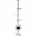 Arbre a chat - 38 x 38 x 240 a 260 cm - Ferdi - KERBL - Blanc - Sisal