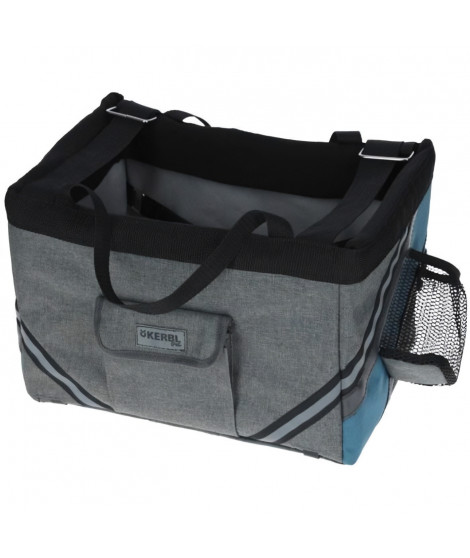 Sac a vélo - KERBL - Vacation - Gris/bleu - 38x29x25 cm