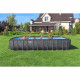 Kit Piscine hors sol tubulaire BESTWAY - APX 365 - 732 x 366 x 132 cm - Rectangulaire (Filtre a sable, 250 g polysphere, éch…