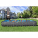 Kit piscine hors sol tubulaire BESTWAY - APX 365 - 956 x 488 x 132 cm - Rectangulaire (Filtre a sable, 500g polysphere, échel…