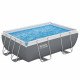 Kit Piscine hors sol tubulaire BESTWAY - Steel Pro MAX - 282 x 196 x 84 cm - Rectangulaire (Filtre a cartouche, 1 cartouche)