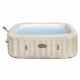 Spa gonflable BESTWAY - Lay-Z-Spa Rome - 180 airjets - 201 x 201 x 71 cm - 5 a 7 places - Carré (couverture, cartouche, diffu…
