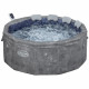 Spa gonflable BESTWAY - Lay-Z-Spa Carrara - 140 airjets - 170 x 65 cm - 4 a 6 places - Rond (couverture, cartouche, 4 appuie-…