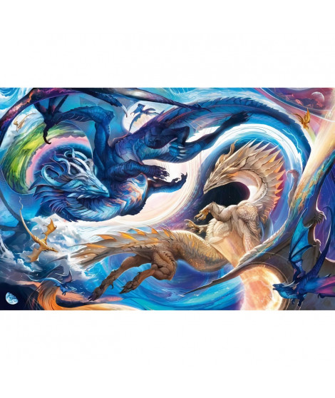 Puzzle 5000 pieces Dragon de jour et de nuit, Des 14 ans, Dragons, 12000813, Ravensburger